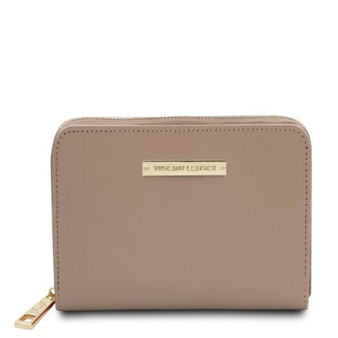 Leda - Exclusive zip around leather wallet